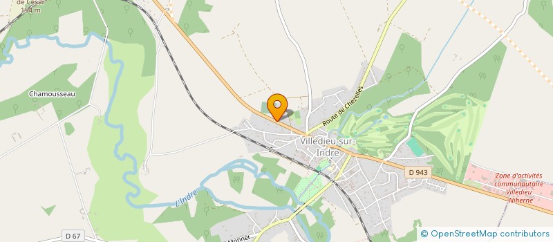 localisation de l'entreprise MARBRERIE RENAUD  VILLEDIEU-SUR-INDRE