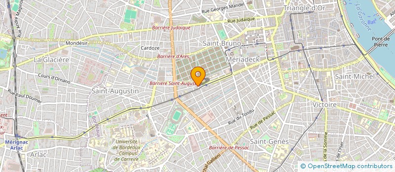 localisation de l'entreprise MARBRERIE SCRIBE à BORDEAUX