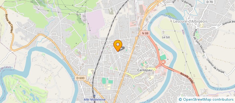 localisation de l'entreprise MARBRERIE TARNAISE à ALBI