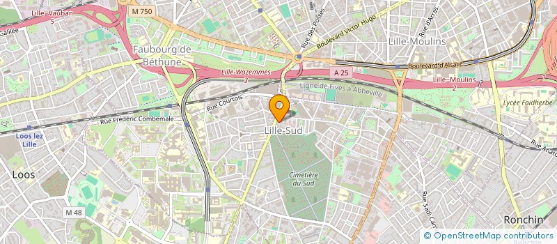 localisation de l'entreprise MARBRERIE TIMMERMAN à LILLE