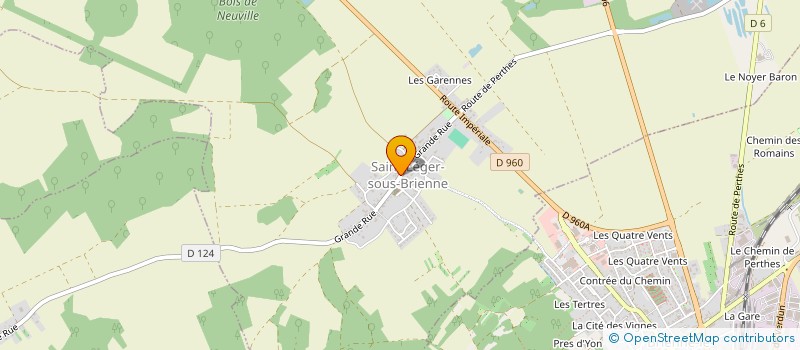 localisation de l'entreprise MARBRERIE TINET  BLAINCOURT-SUR-AUBE