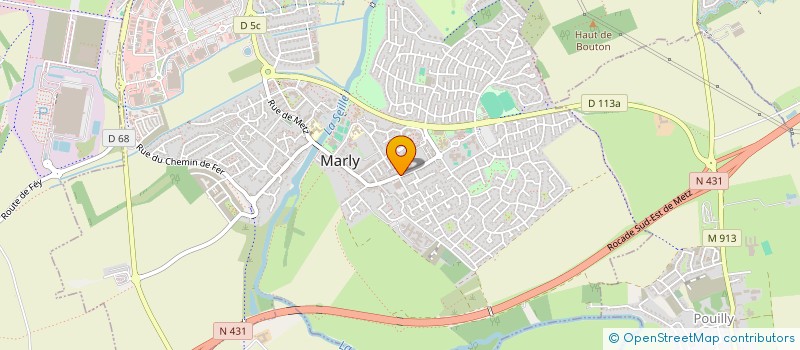 localisation de l'entreprise MARBRERIE TRONVILLE  MARLY