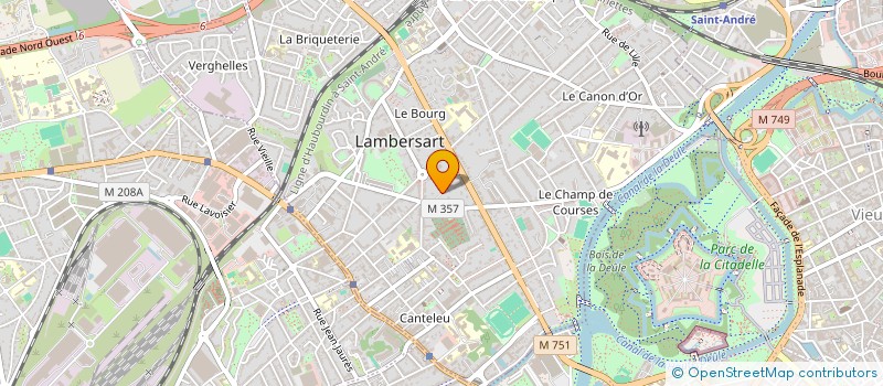 localisation de l'entreprise MARBRERIE VARLET à LAMBERSART