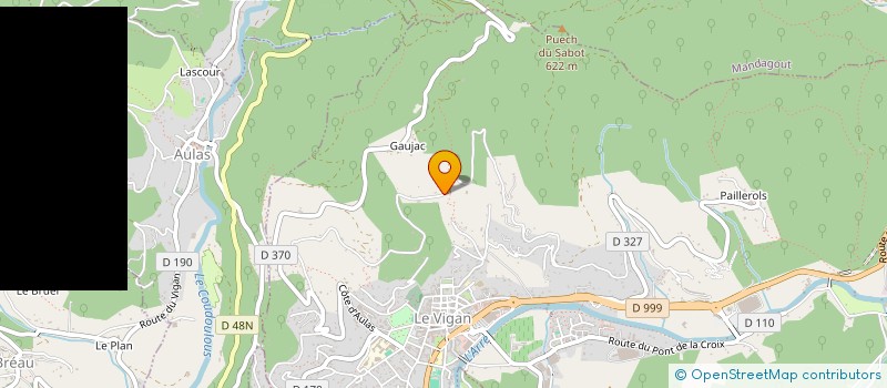 localisation de l'entreprise MARBRERIE VIGANAISE  LE VIGAN