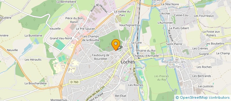 localisation de l'entreprise MARBRERIES LOCHOISES à LOCHES