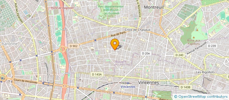 localisation de l'entreprise MARBRES CARRELAGES MACONNERIE à MONTREUIL