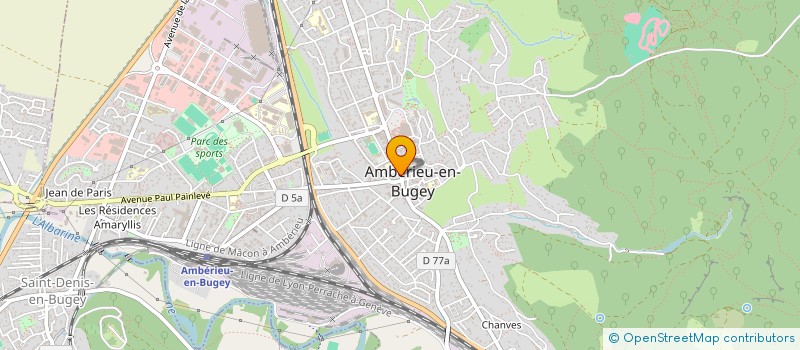 localisation de l'entreprise MARBRES CONSEIL FRANCE à AMBERIEU-EN-BUGEY