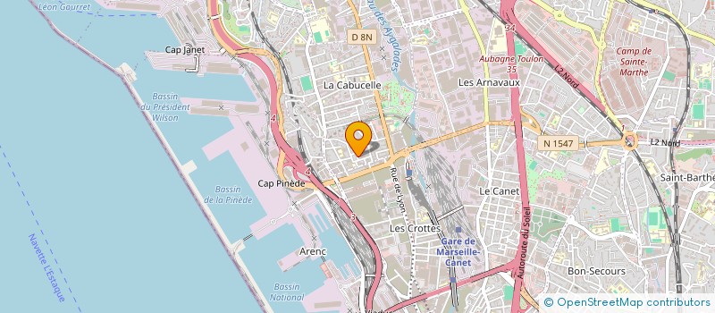 localisation de l'entreprise MARBRES DE PROVENCE à MARSEILLE