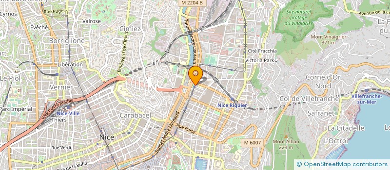localisation de l'entreprise MARBRES ET GRANITS EST à NICE
