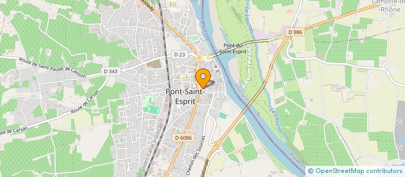 localisation de l'entreprise MARBRI  PONT-SAINT-ESPRIT