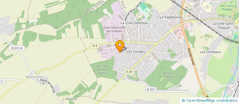 localisation de l'entreprise MARBRIER D'EURE ET LOIR à VERNOUILLET