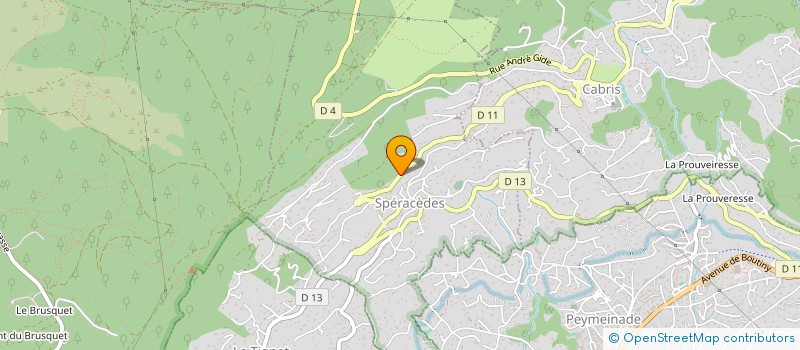 localisation de l'entreprise MARBRIERE EVENTS  SPERACEDES