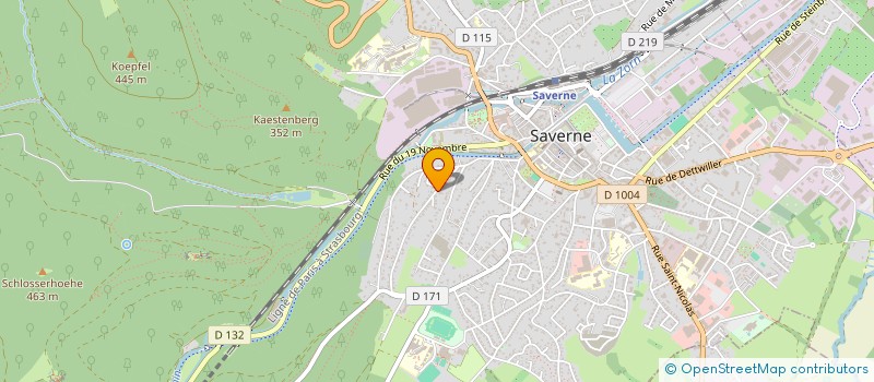 localisation de l'entreprise MARC 10 13 16  SAVERNE