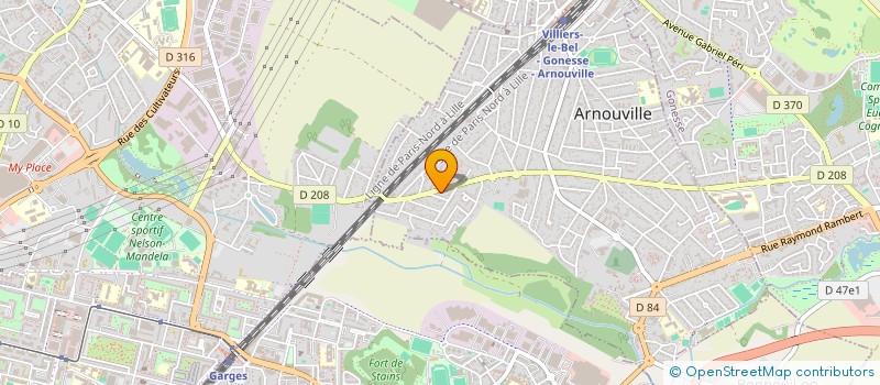 localisation de l'entreprise MARC  ARNOUVILLE