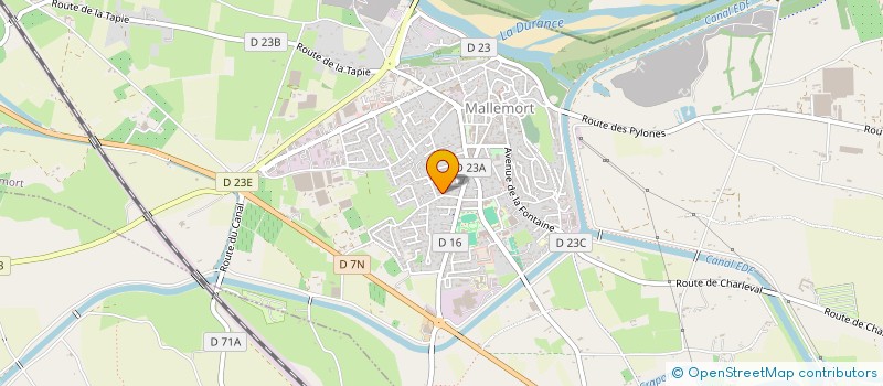 localisation de l'entreprise MARC à MALLEMORT