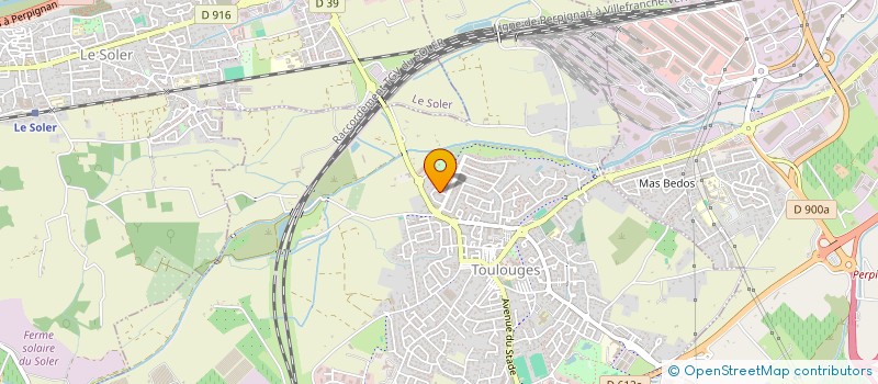 localisation de l'entreprise MARC  TOULOUGES