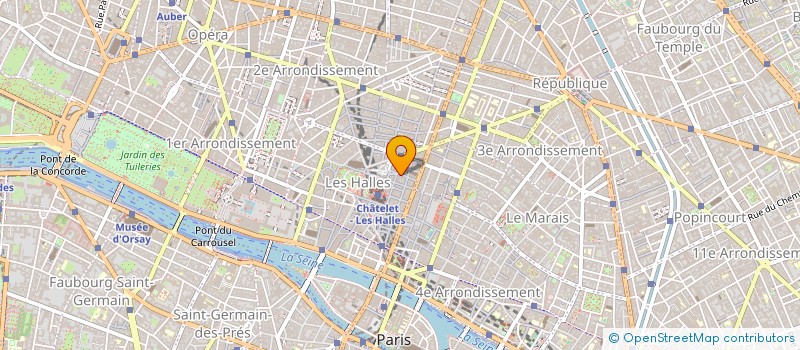 localisation de l'entreprise MARC ALEXANDRE PARIS à PARIS