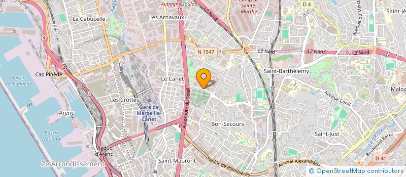 localisation de l'entreprise MARC ALFIERI à MARSEILLE