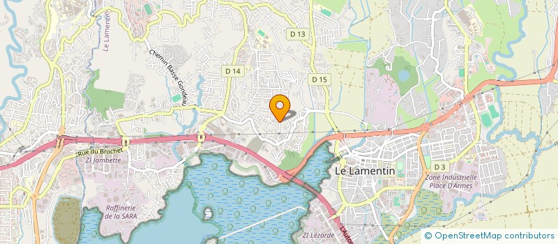 localisation de l'entreprise MARC-ANDRE DESNEUF, COMMISSAIRE DE JUSTICE ASSOCIE  LE LAMENTIN
