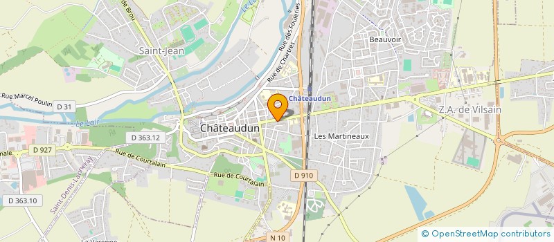 localisation de l'entreprise MARC ANGELOU SARL à CHATEAUDUN