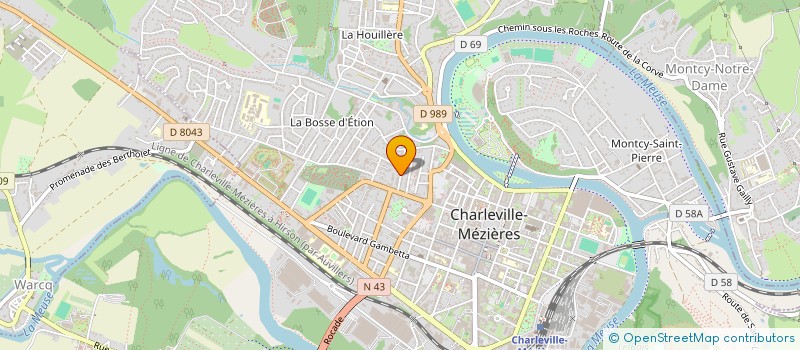 localisation de l'entreprise MARC-AURELE à CHARLEVILLE-MEZIERES