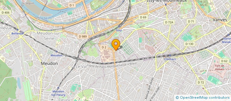localisation de l'entreprise MARC'AURELIO à CLAMART