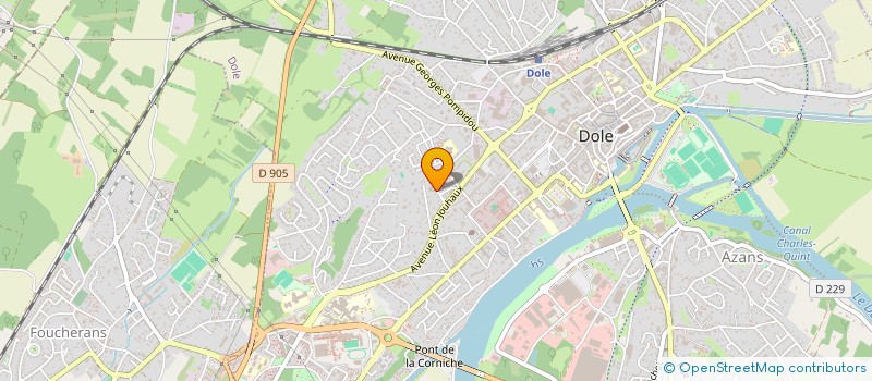 localisation de l'entreprise MARC BARTHEN, CELINE RUIZ ET VICTOR VANDEL, NOTAIRES, ASSOCIES D'UN SOCIETE CIVILE PROFESSIONNELLE TITULAIRE D'UN OFFICE à DOLE