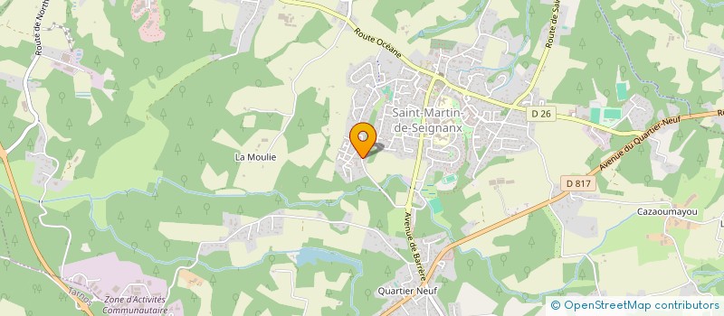 localisation de l'entreprise MARC BARTOLY FORMATEUR  SAINT-MARTIN-DE-SEIGNANX