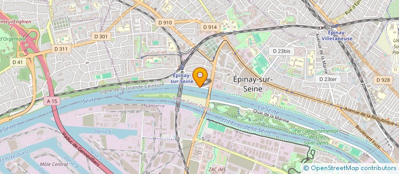 localisation de l'entreprise MARC BATEAU ECOLE à EPINAY-SUR-SEINE