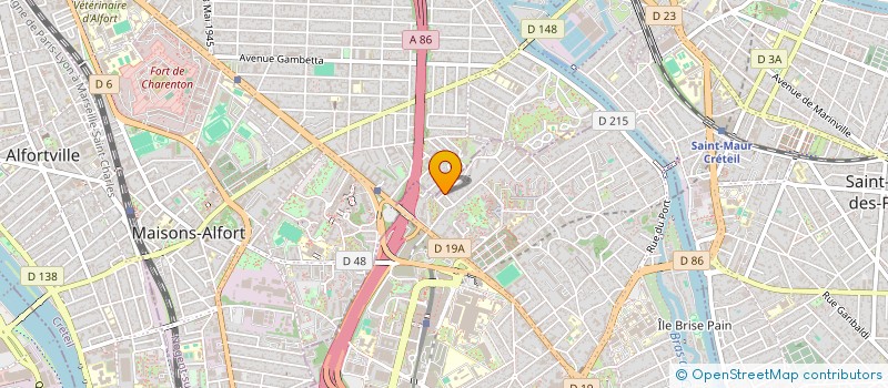 localisation de l'entreprise MARC BECARD  CRETEIL