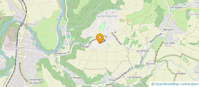 localisation de l'entreprise MARC BILLOIS à SAINT-MAURICE