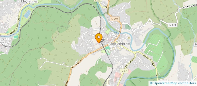 localisation de l'entreprise MARC BONZI  SAINT-AMBROIX