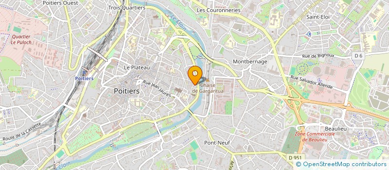 localisation de l'entreprise MARC BROUARD  POITIERS