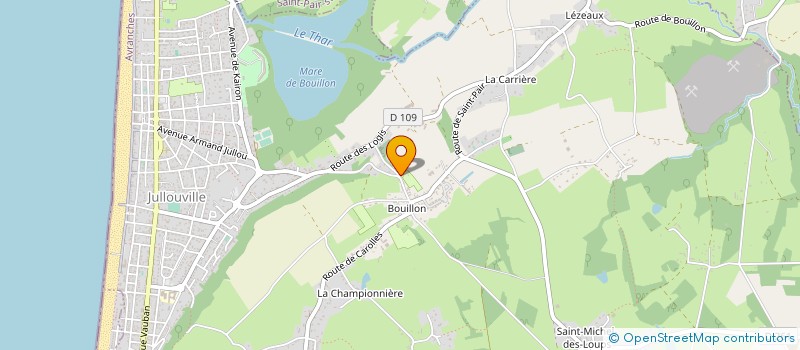 localisation de l'entreprise MARC CAMPING LE VAL OMBRE à JULLOUVILLE