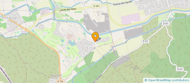 localisation de l'entreprise MARC CHARLET FINANCES SAS  MALLEMORT