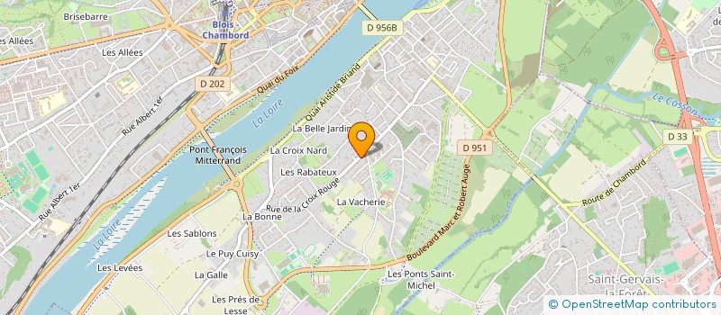localisation de l'entreprise MARC CHEVALLIER à BLOIS