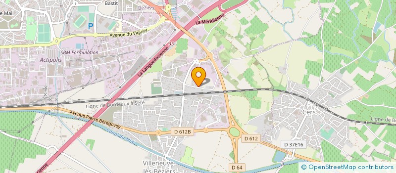 localisation de l'entreprise MARC CLAUDE à VILLENEUVE-LES-BEZIERS