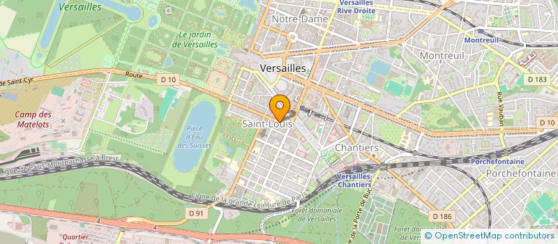 localisation de l'entreprise MARC DE B à VERSAILLES