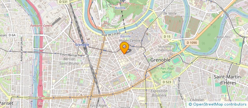 localisation de l'entreprise MARC DE VET à GRENOBLE