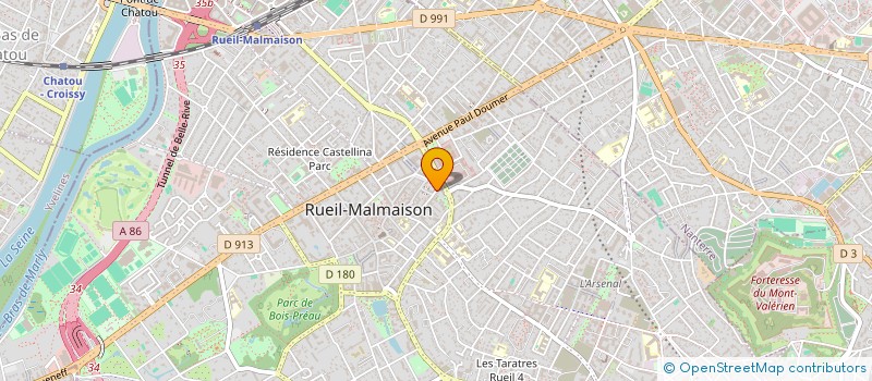localisation de l'entreprise MARC DRIVE à RUEIL-MALMAISON