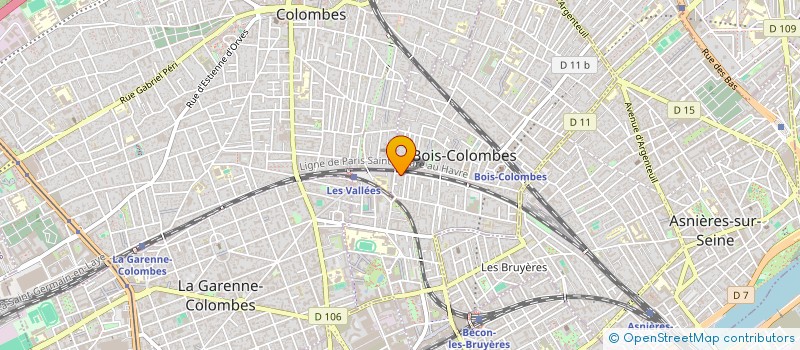 localisation de l'entreprise MARC ESTIN CHARBONNEL INVEST à BOIS-COLOMBES