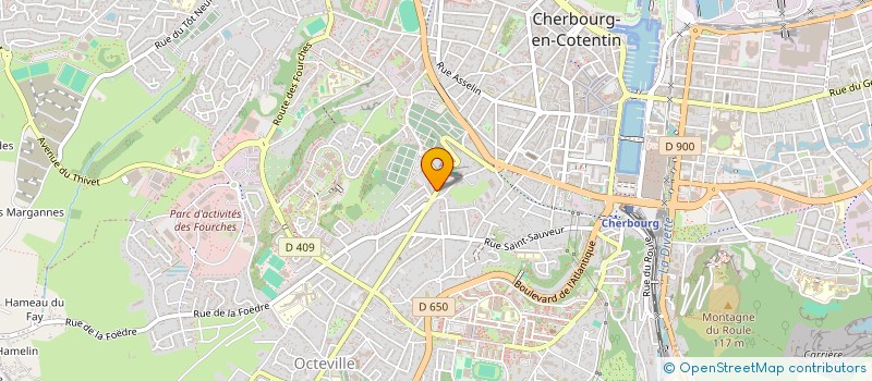 localisation de l'entreprise MARC ET RAOUL  CHERBOURG-EN-COTENTIN