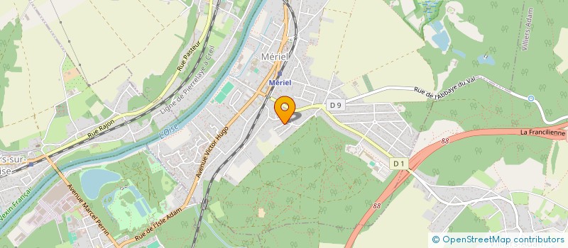 localisation de l'entreprise MARC ET SEBASTIEN FOURNIER DECORATION  MERIEL