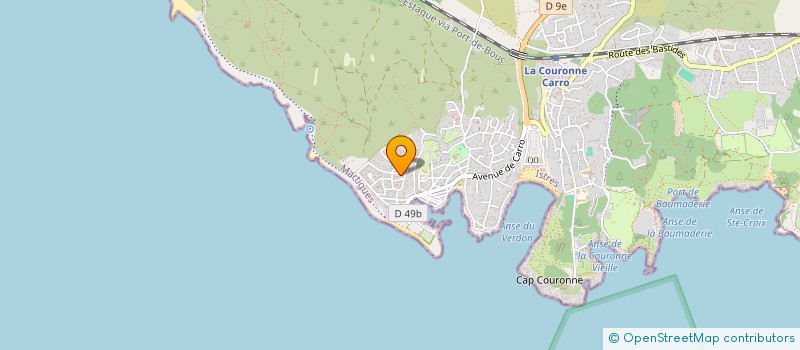 localisation de l'entreprise MARC FINANCES  MARTIGUES