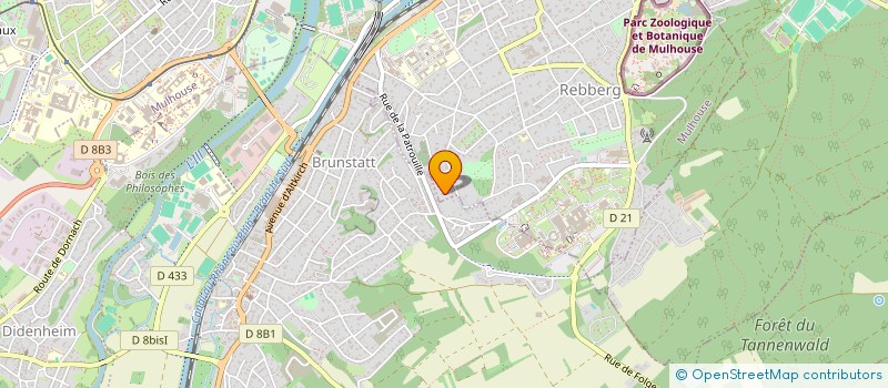 localisation de l'entreprise MARC GALLITELLI  MULHOUSE