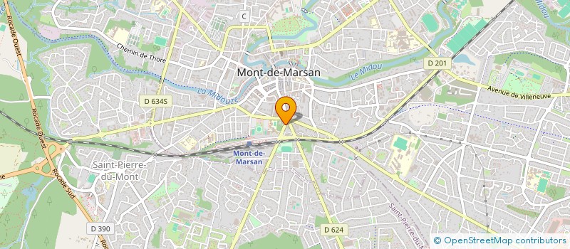 localisation de l'entreprise MARC GIRAUD à MONT-DE-MARSAN