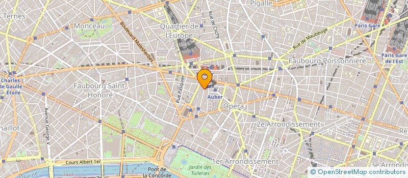 localisation de l'entreprise MARC GREGORY à PARIS