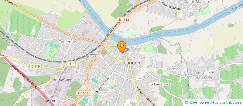 localisation de l'entreprise MARC GRIALDI ASSURANCES  LANGON