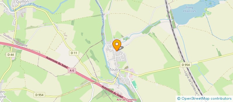localisation de l'entreprise MARC GROSSETETE à TOUTRY