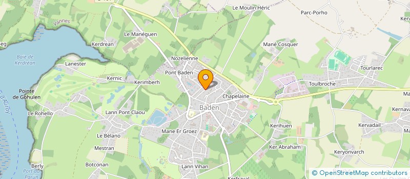 localisation de l'entreprise MARC GROUT DE BEAUFORT  BADEN